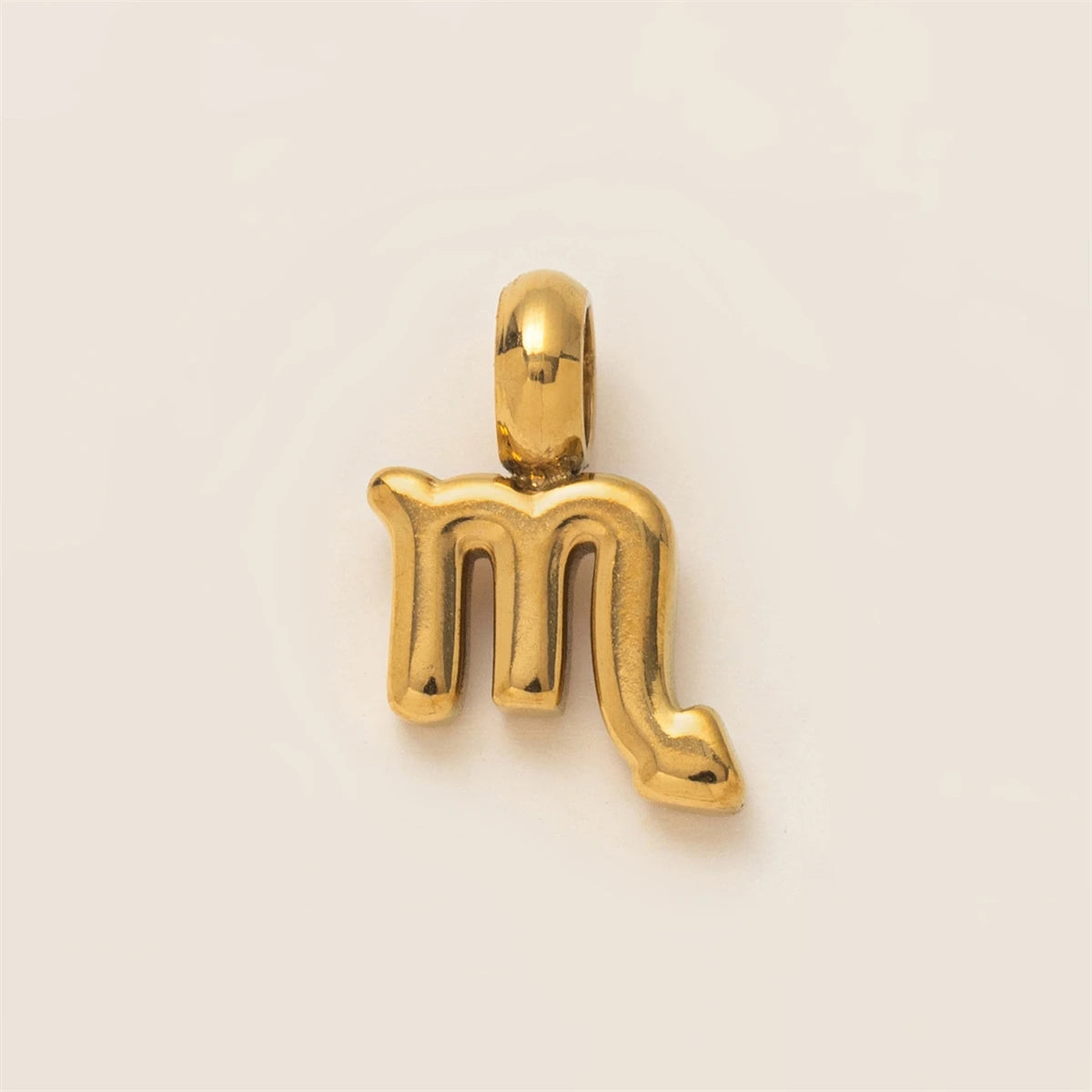 【DIY Pendant】Stainless Steel Zodiac Charm Pendant - PS020