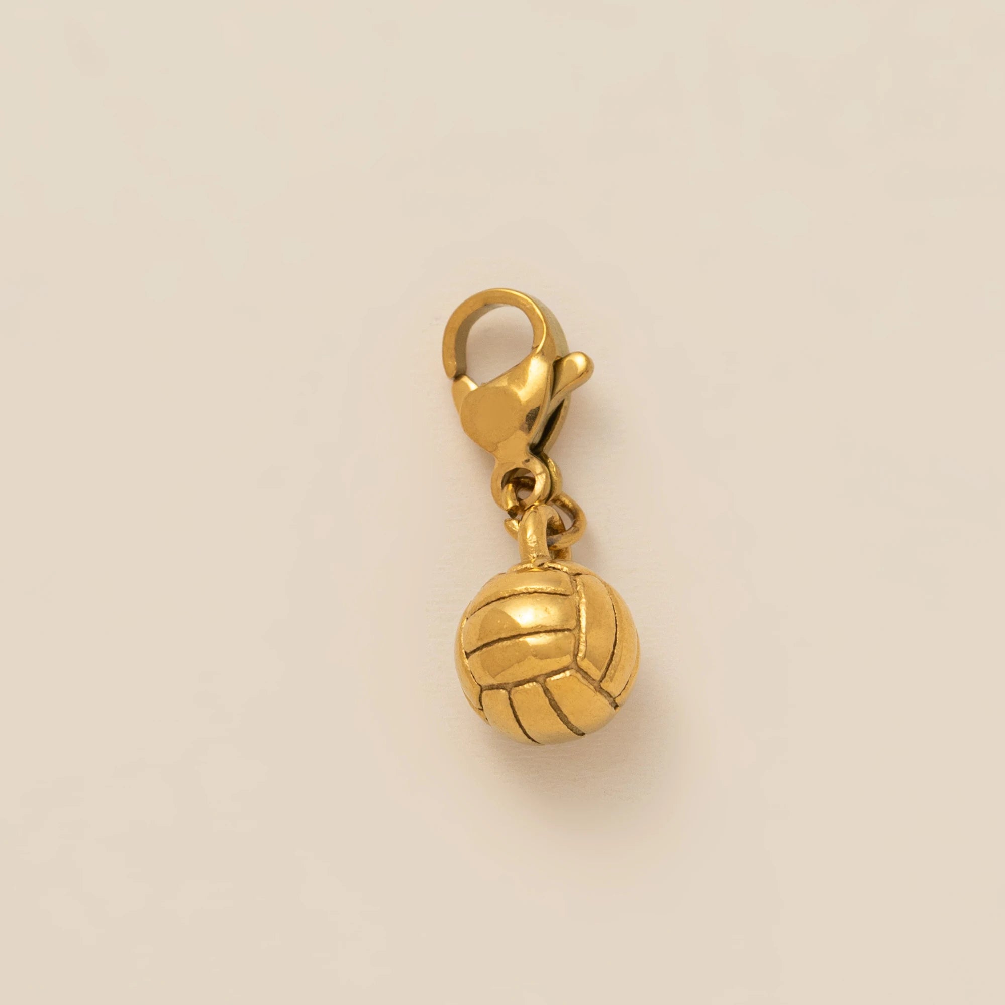 【DIY Pendant】Gold Plated Stainless Steel Sports Charm Pendant - PS024