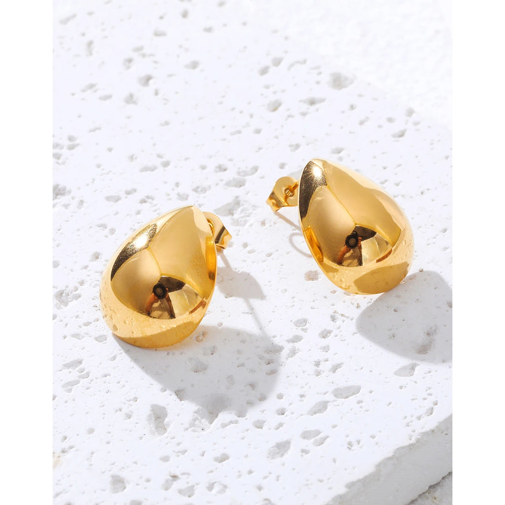 Drop Earrings Glossy — 316L Stainless Steel · PS448