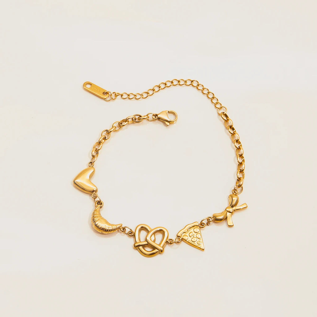 Celestial Charm Bracelet Stack — Stainless Steel · PS042