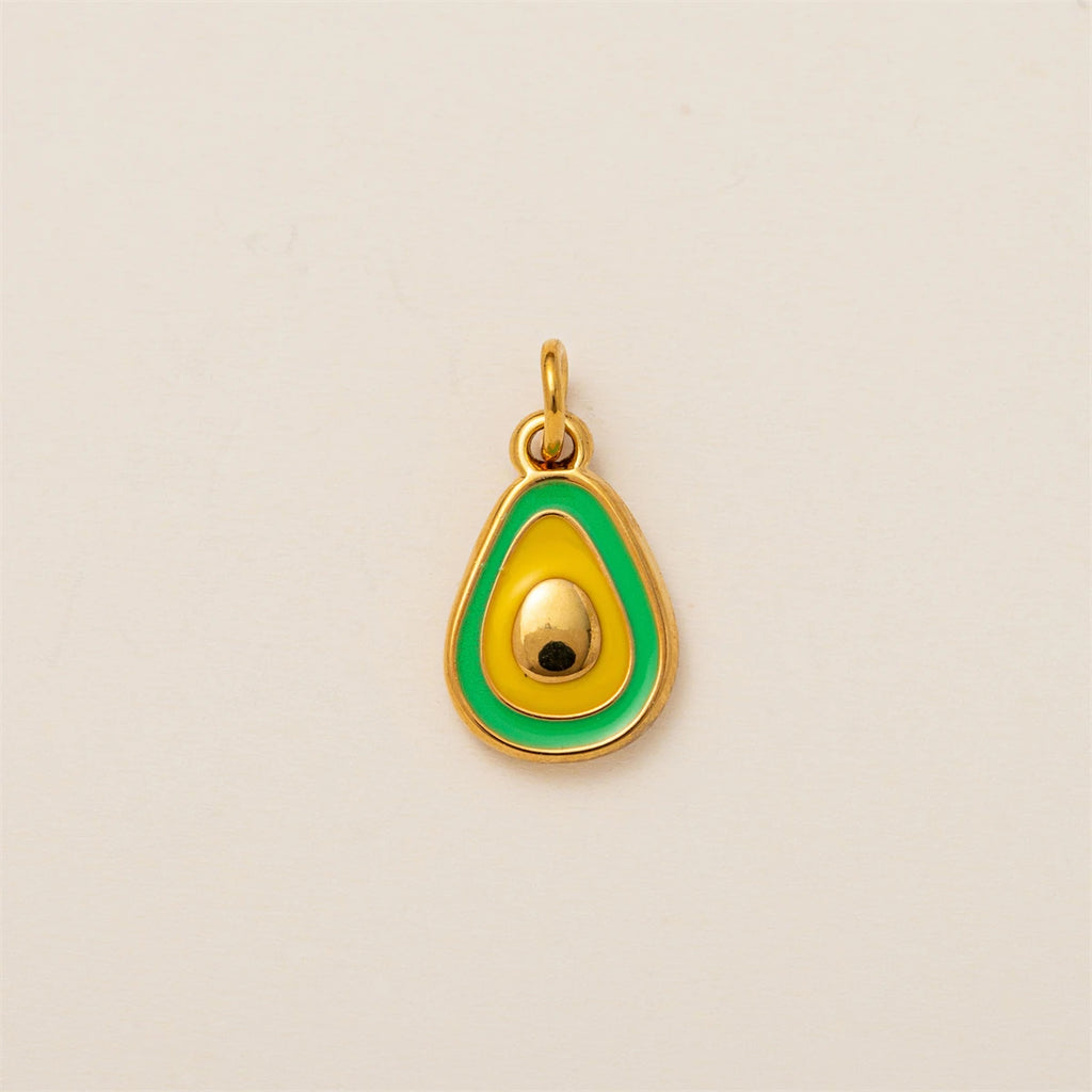 【DIY Pendant】Stainless Steel Food & Beverage Charm Pendant - PS015