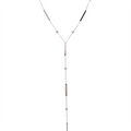 Geometric chain necklace in gold-plated 316L stainless steel.