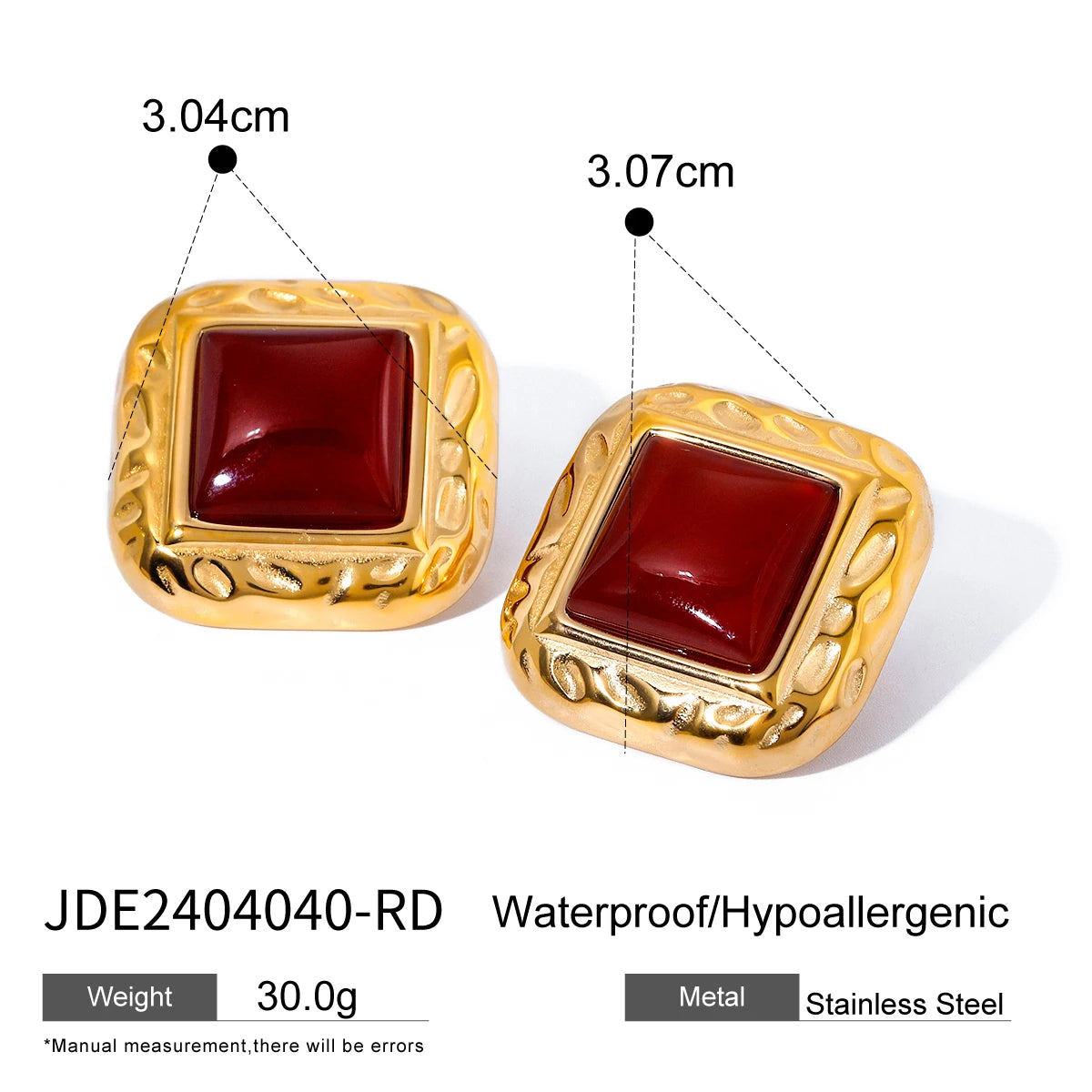 Vintage Earrings — 316L Stainless Steel