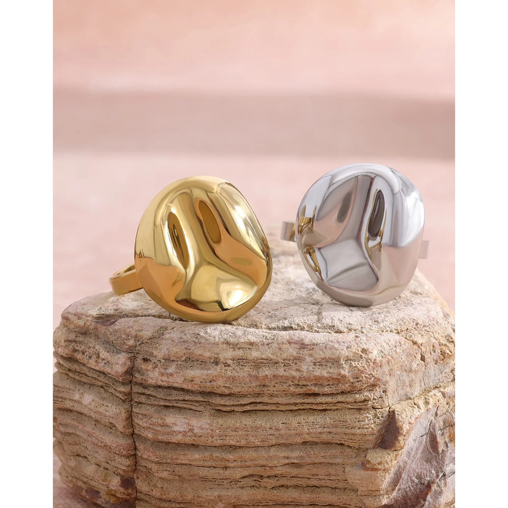Irregular Vintage Ring — Stainless Steel · PS416