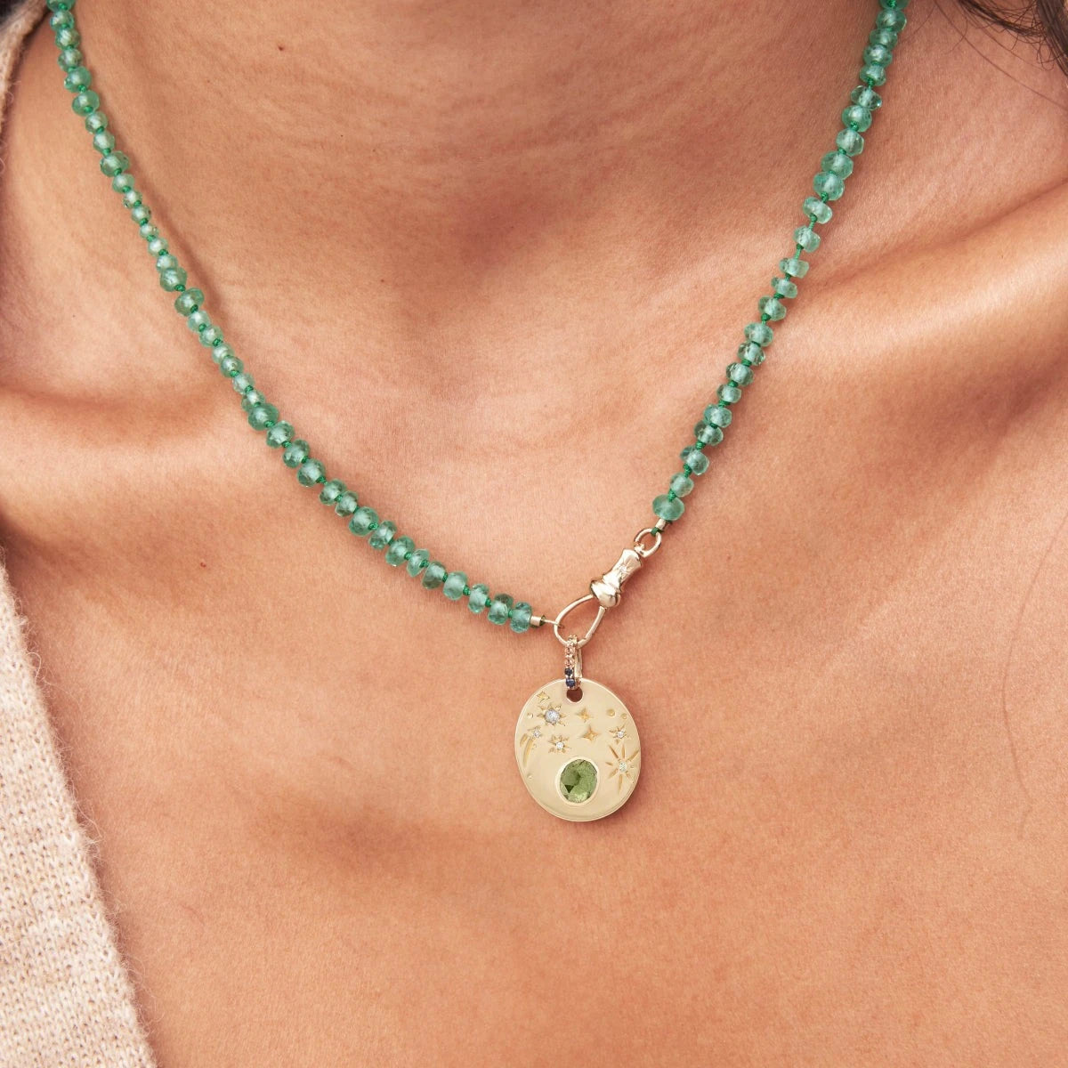 【DIY Pendant】Copper Zircon Charm Pendant - PC007