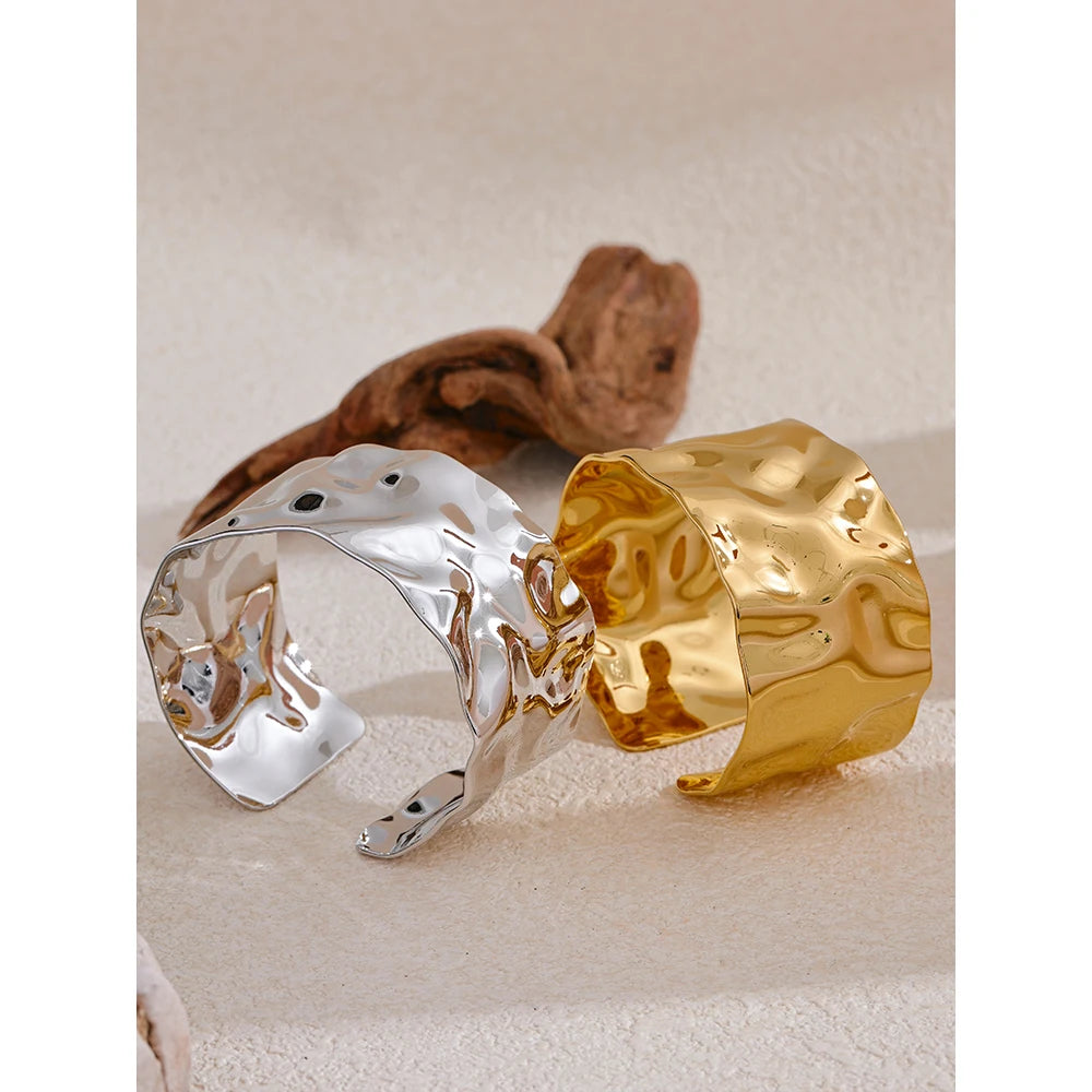Geometric Bracelet — Gold-Plated Stainless Steel · PS2082