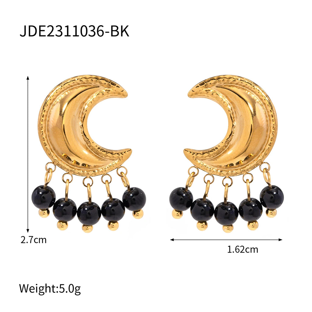 Crescent Moon Jewelry — Stainless Steel · PS130