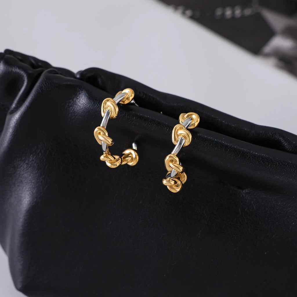Dancing Figure Drop Earrings — Stainless Steel · PS108