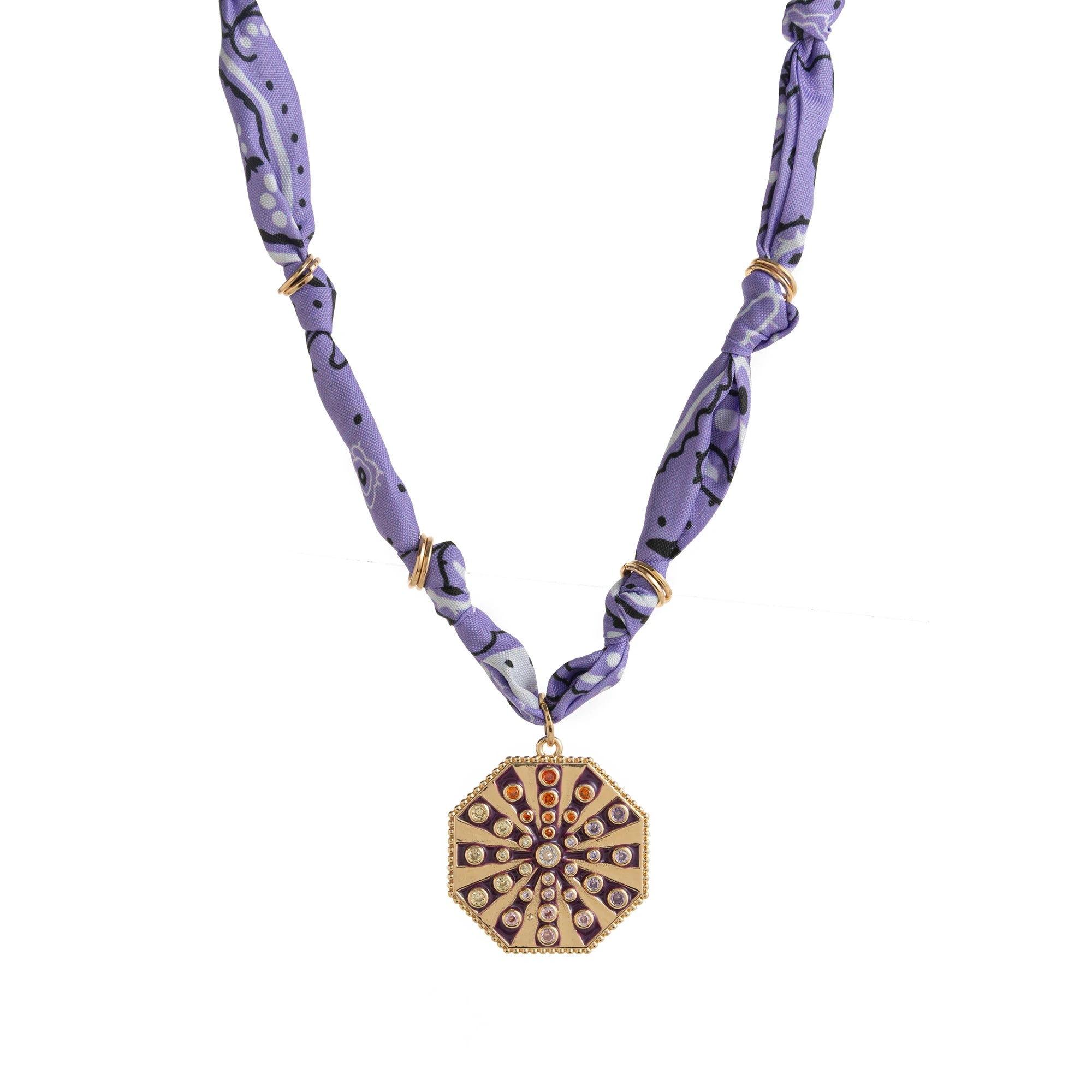 Dopamine leopard print velvet rope chain with pendant starfish, small fish, shell, sun, fashionable design necklace for women