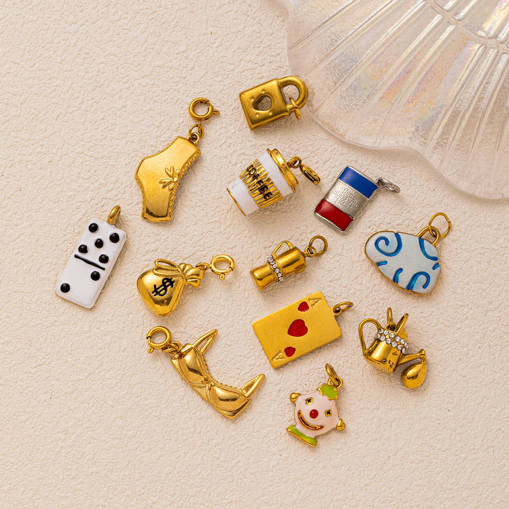 【DIY Pendant】Stainless Steel Charm Pendant - PS002