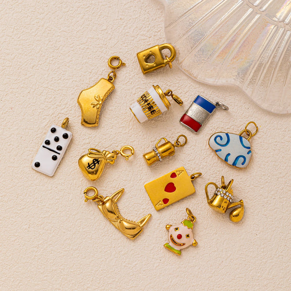 【DIY Pendant】Stainless Steel Charm Pendant - PS002