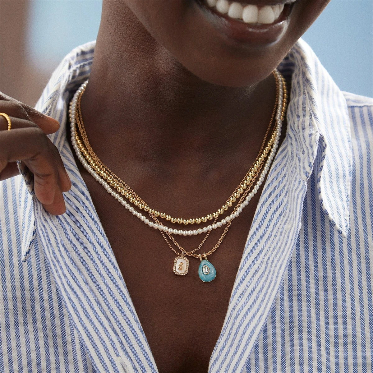 【DIY Pendant】Genuine Gold Plated Copper Birthstone Charm Pendant - PC016
