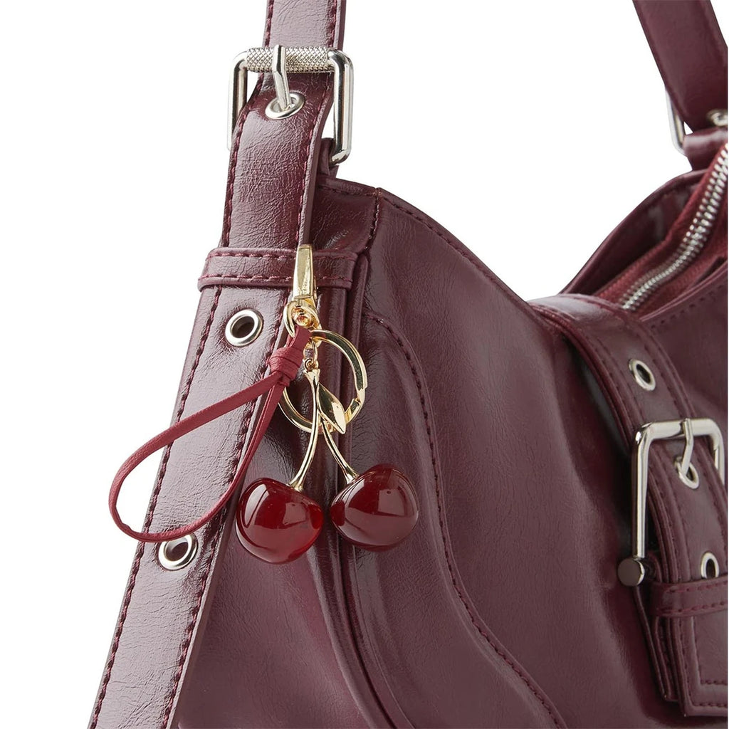 New Fashionable and Popular DIY Bag Pendant, Free Matching with Strawberry Keychain for Women