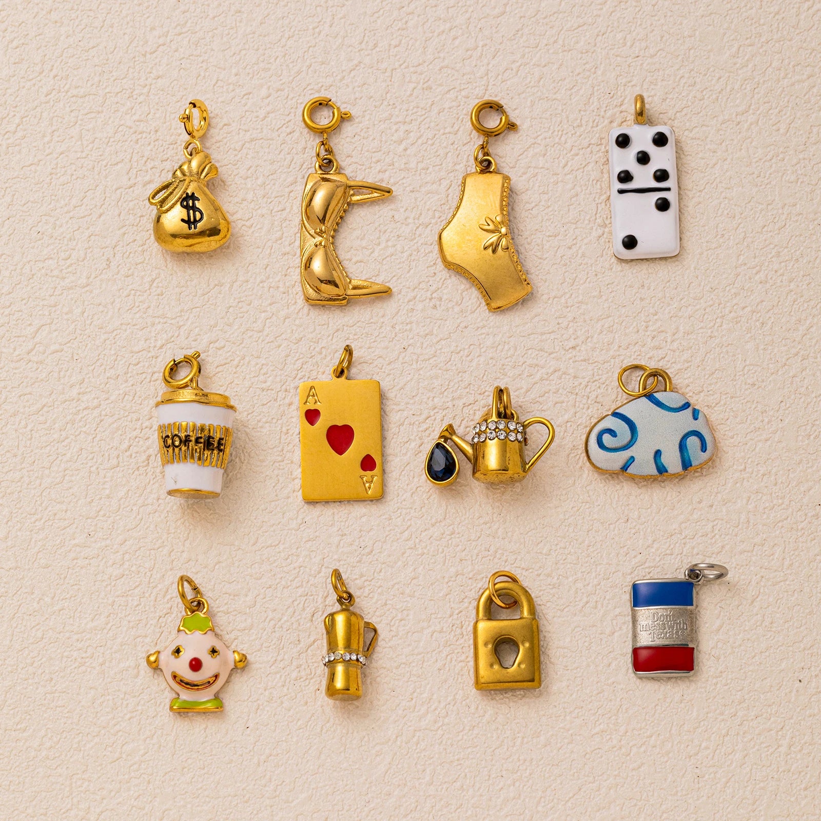 【DIY Pendant】Stainless Steel Charm Pendant - PS002