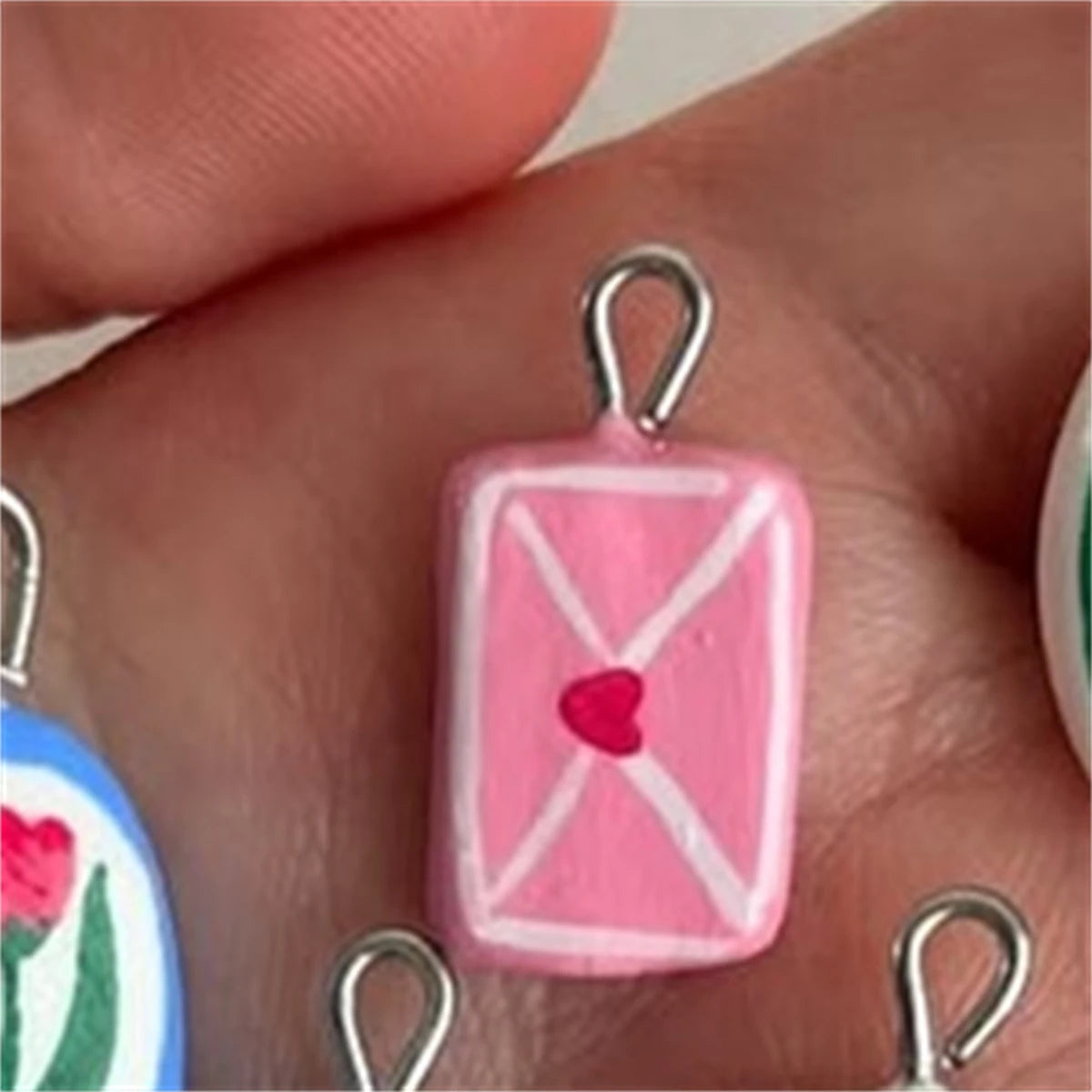 【DIY Pendant】Copper Colorful Charm Pendant - PC012