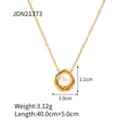 Pearl Chain Necklace — Stainless Steel · PS331