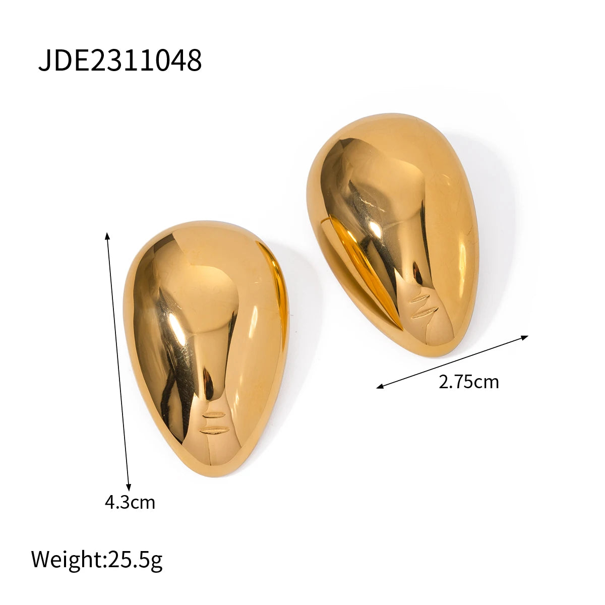 Vintage Earrings — 316L Stainless Steel