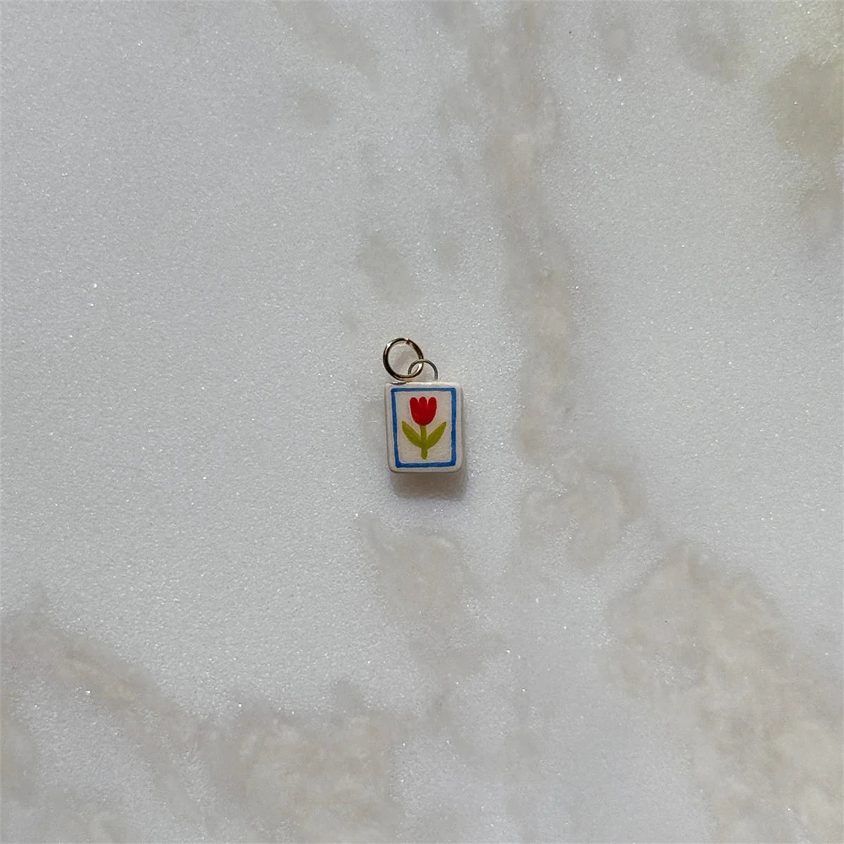 【DIY Pendant】Stainless Steel Floral & Fruit Charm Pendant - PS007