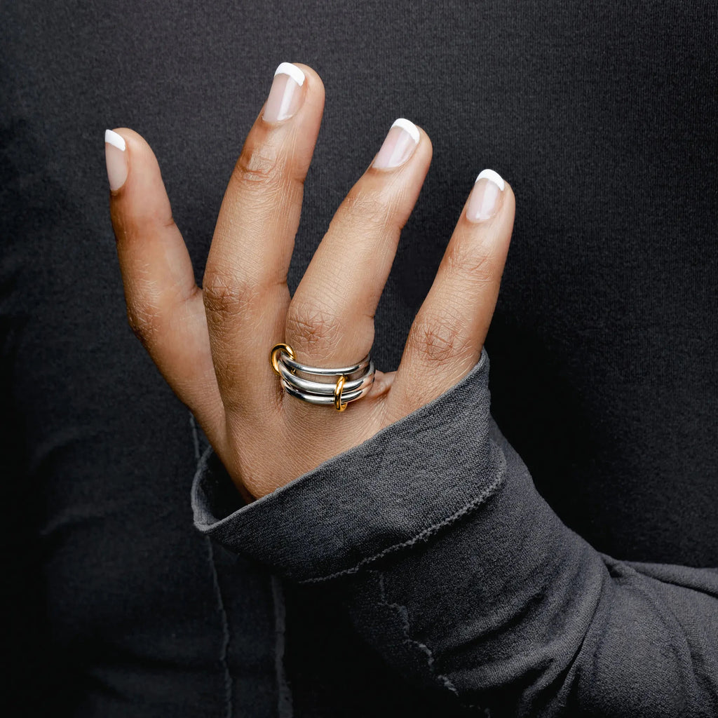 Minimal Stacking Ring Stack — Stainless Steel · PS262