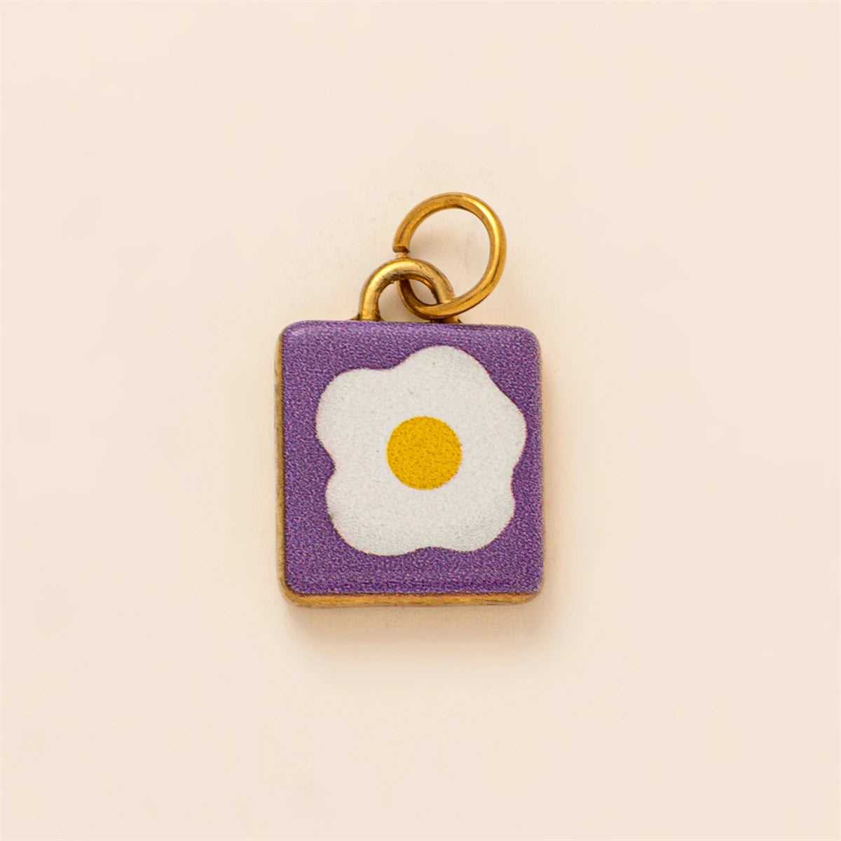 【DIY Pendant】Stainless Steel Floral & Fruit Charm Pendant - PS007