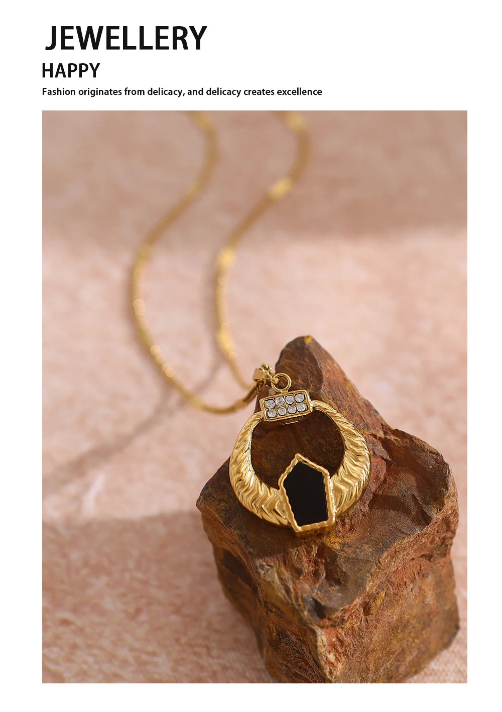 Pendant Necklace — 316L Stainless Steel · PS410
