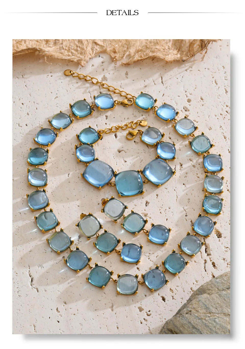 Resin acrylic multi-color earrings in gold-plated stainless steel with resin and acrylic.