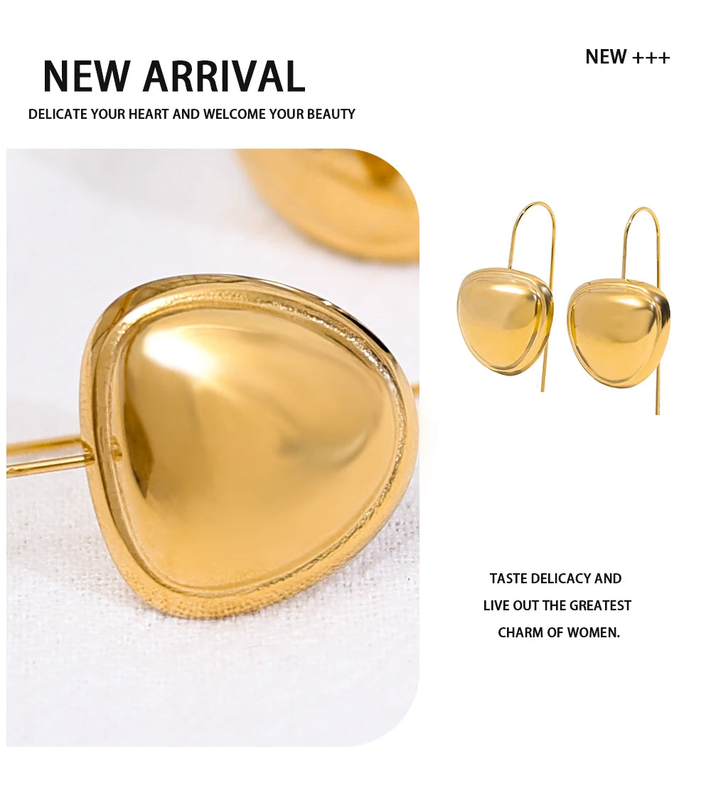 Drop Earrings Dangle — 316L Stainless Steel · PS441