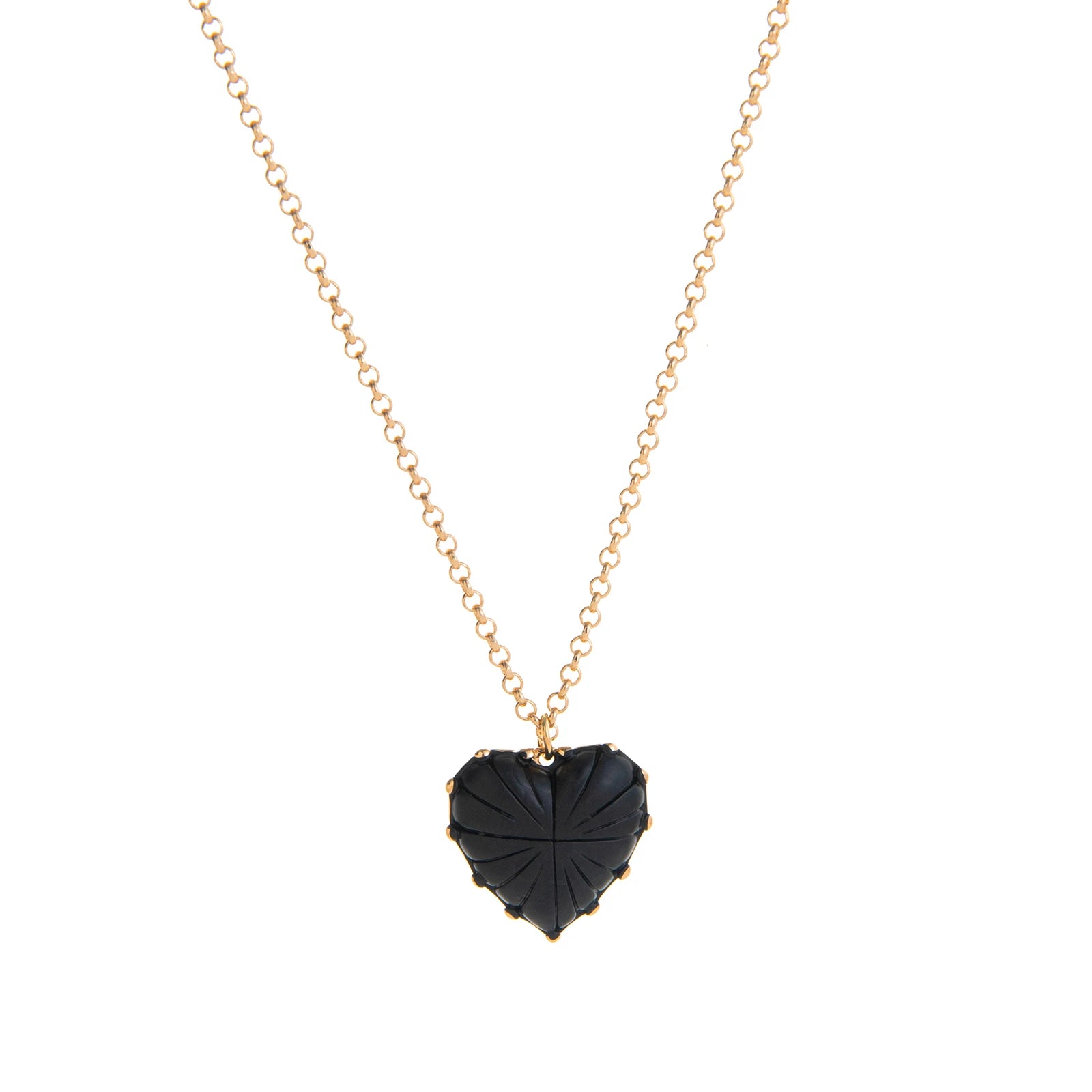 Ins style versatile oil dripping love design pendant collarbone chain small fresh jewelry women's gold plating