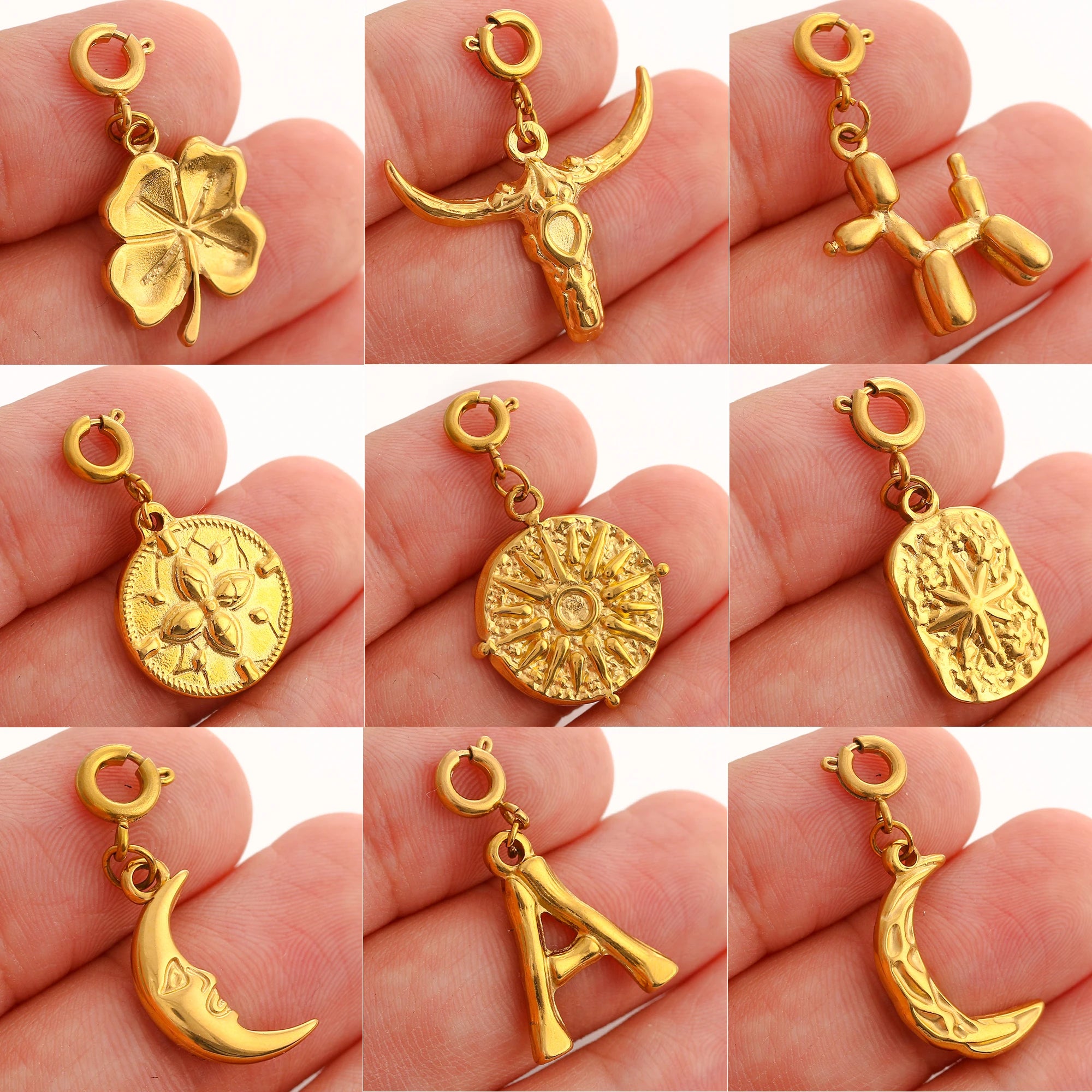 【DIY Pendant】Stainless Steel Charm Pendant - PS022