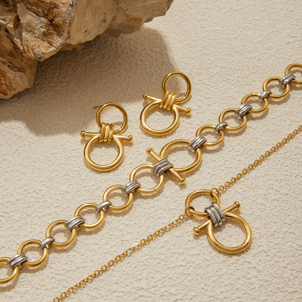 Equestrian Smooth Necklace — Stainless Steel · PS304