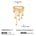 Pearl Star Ring Stack — Stainless Steel · PS242