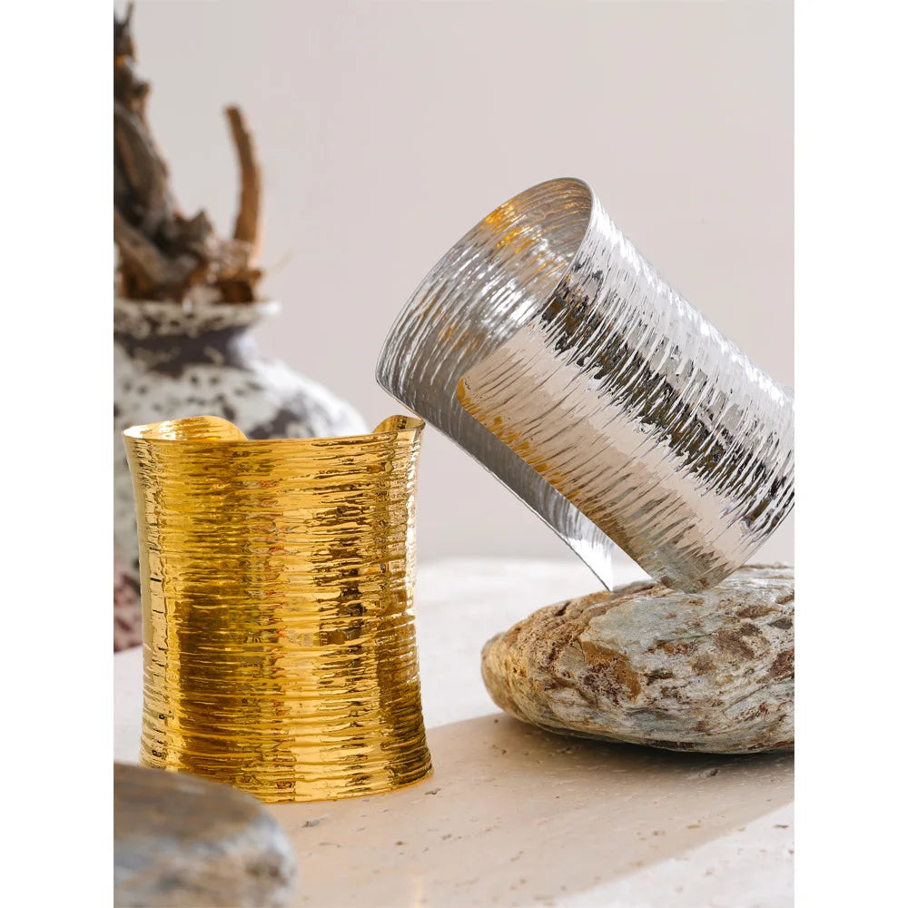 Geometric Bracelet — Gold-Plated Stainless Steel · PS2154