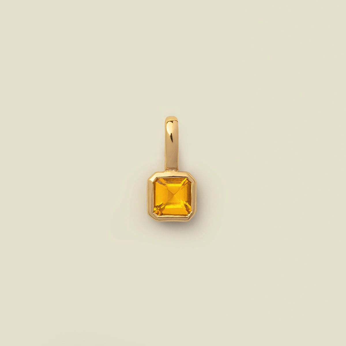 【DIY Pendant】Stainless Steel Birthstone Charm Pendant - PS009