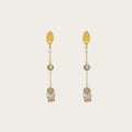 Drop Earrings Zircon Dangle — 316L Stainless Steel · PS451