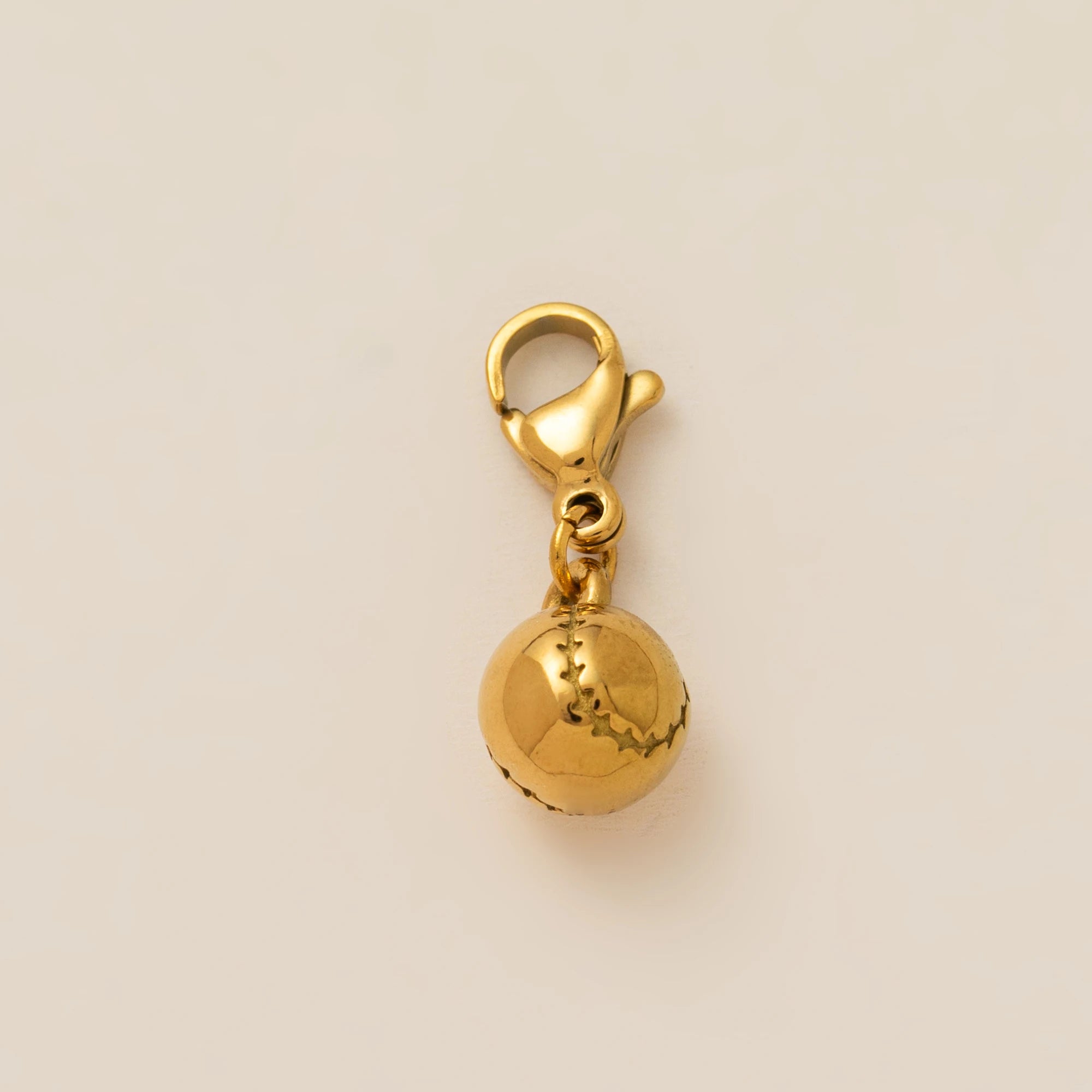 【DIY Pendant】Gold Plated Stainless Steel Sports Charm Pendant - PS024