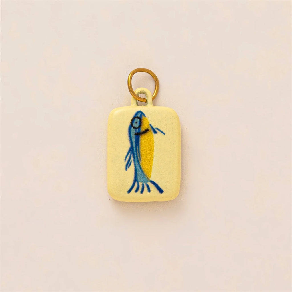 【DIY Pendant】Gold Plated Stainless Steel Oval Charm Pendant - PS012
