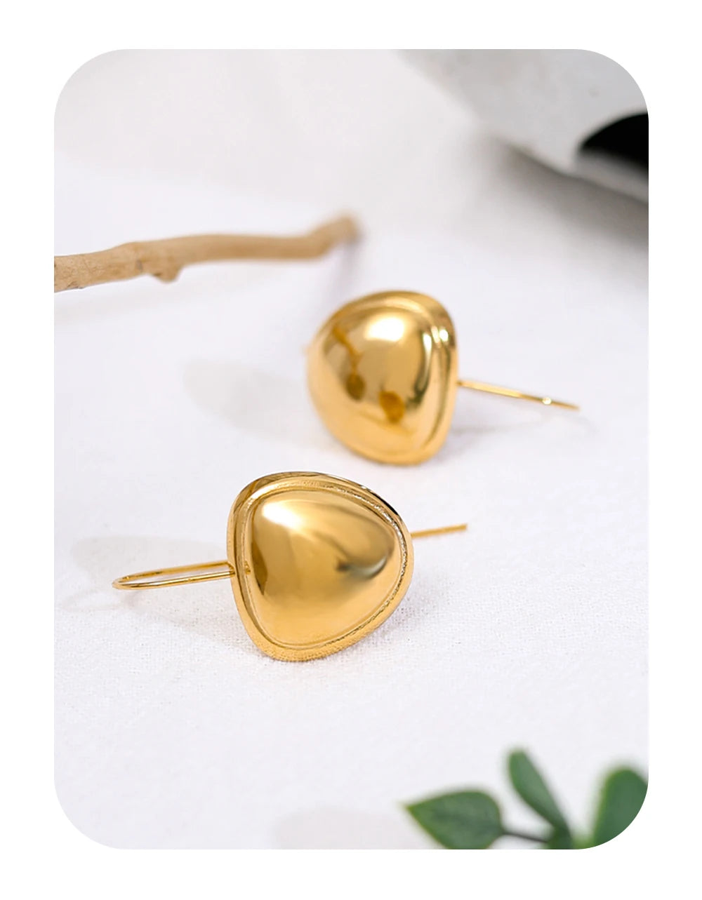 Drop Earrings Dangle — 316L Stainless Steel · PS441