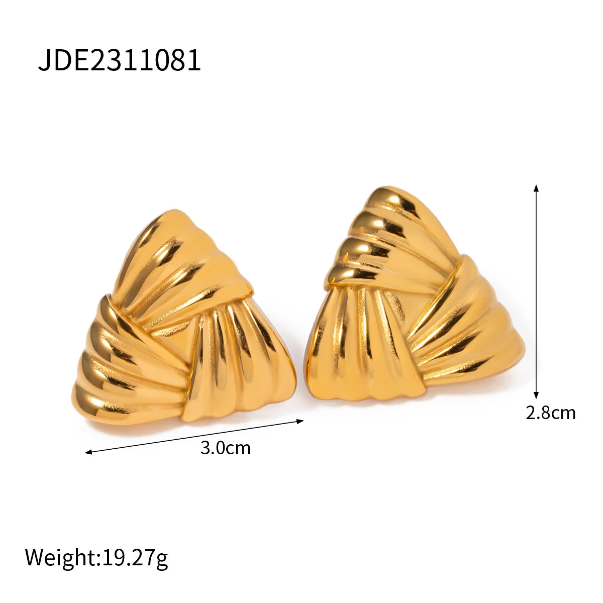 Vintage Earrings — 316L Stainless Steel