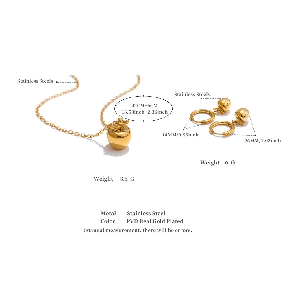 Geometric earrings in gold-plated stainless steel.