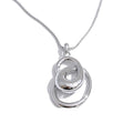 Geometric necklace in gold-plated stainless steel.