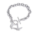Star Geometric Bracelet — Gold-Plated Stainless Steel · PS1141