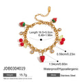 Heart Locket Charm Bracelet — Stainless Steel · PS020