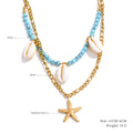 Sun geometric necklace in gold-plated stainless steel.
